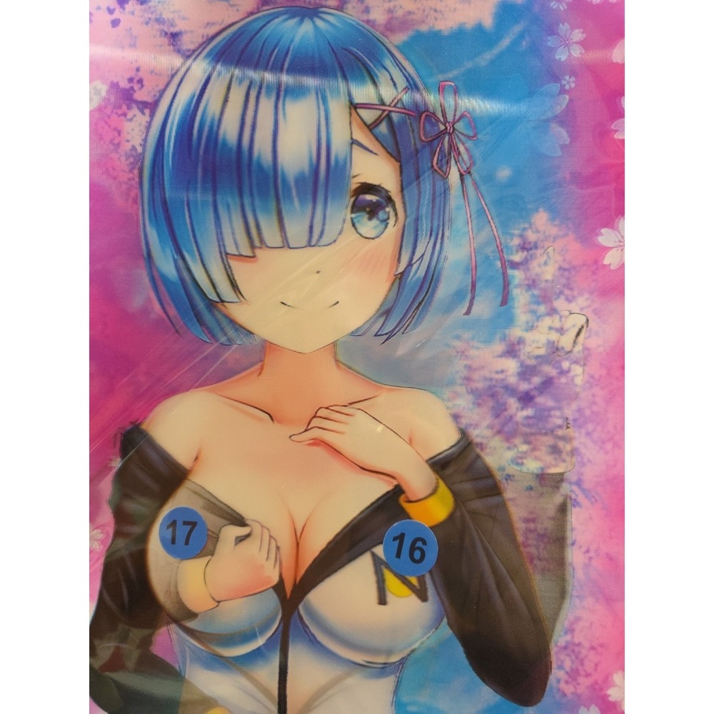 UNCENSORED Rem from Re:Zero 3D LENTICULAR POSTER